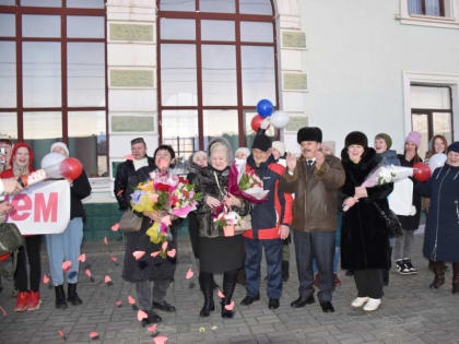 Торжественная встреча Народного учителя