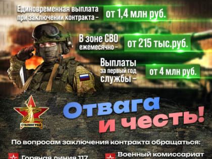 Волгоградская область: единовременные выплаты участникам СВО