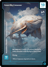 Azure Sky Cetacean