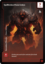 Spellbroken Flame Golem