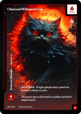 Charcoal Whisperer Cat