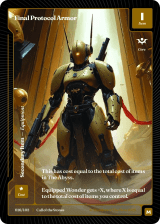 Final Protocol Armor