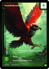 Great Redstool Raptor