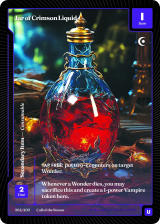 Jar of Crimson Liquid