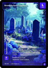 Strangely Quiet Cemetery