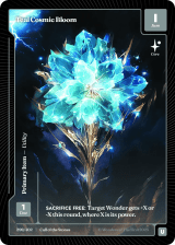 Teal Cosmic Bloom
