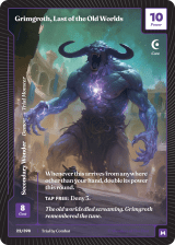 Grimgroth, Last of the Old Worlds
