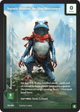 Aquatic Shadow, the Blue Mercenary