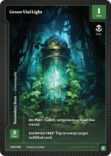 Green Vial Light