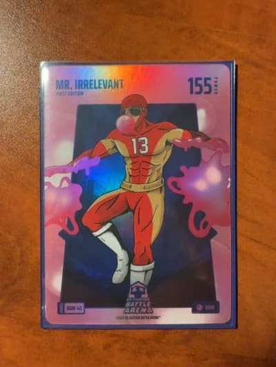 Mr. Irrelevant Gum Bubble Gum Battlefoil 2025 Alpha Update #BGBF-43