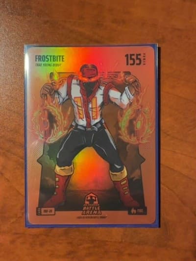 2024 Bo Jackson Battle Arena Orange Frostbite Fire Battlefoil Trae Young #OBF-20
