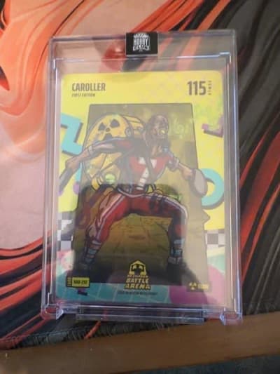 Carroller Glow 80's Rad Battlefoil 2024 Alpha Edition #RAD-292