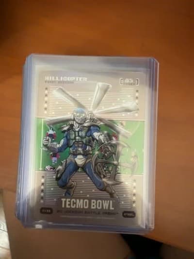 2026 Bo Jackson Battle Arena Hillicopter (Drew Hill) Steel Silver Battlefoil #S133
