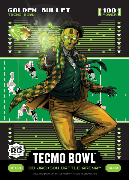 2026 Bo Jackson Battle Arena Golden Bullet (Matthew Golden) Glow Battlefoil #BF111