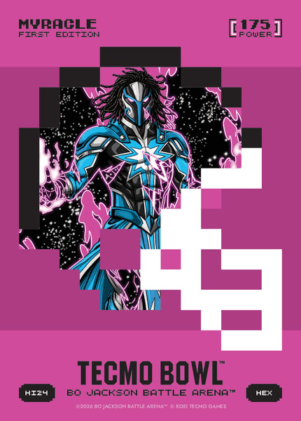 2026 Bo Jackson Battle Arena Myracle (Jahmyr Gibbs) Hex Helmet Icon #HI24