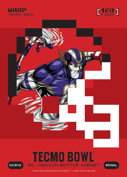2026 Bo Jackson Battle Arena Warp (Lamar Jackson) Brawl Helmet Icon #HI342