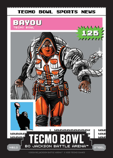 2026 Bo Jackson Battle Arena Bayou (Ja'marr Chase) Steel Tecmo News #N612