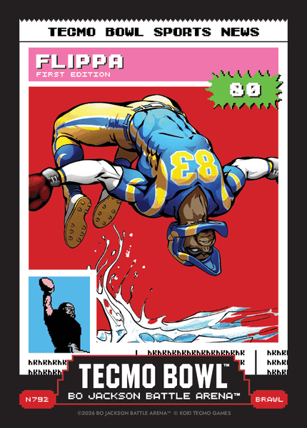 2026 Bo Jackson Battle Arena Flippa (Flipper Anderson) Brawl Tecmo News #N792