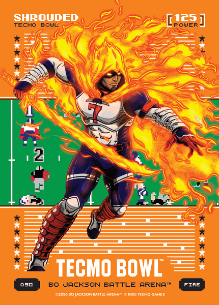 2026 Bo Jackson Battle Arena Shrouded (C.j. Stroud) Fire Orange Battlefoil #O90