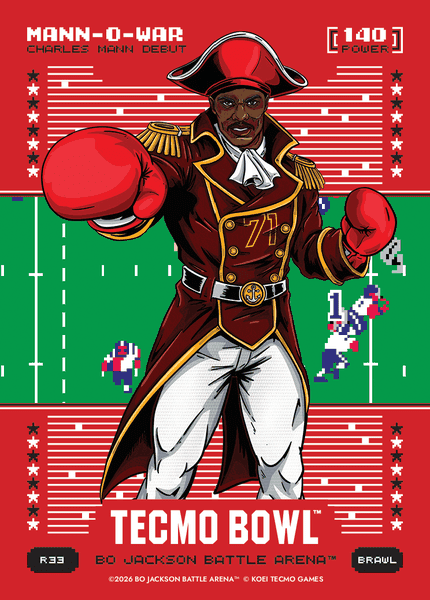 2026 Bo Jackson Battle Arena Mann-O-War (Charles Mann) Brawl Red Battlefoil #R33