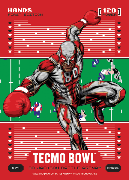 2026 Bo Jackson Battle Arena Hands (Jerry Rice) Brawl Red Battlefoil #R74
