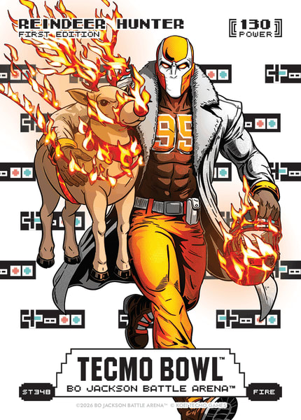 2026 Bo Jackson Battle Arena Reindeer Hunter (Myles Garrett) Fire Sore Thumb #ST348