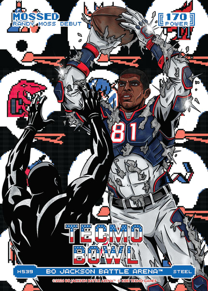 2026 Bo Jackson Battle Arena Mossed (Randy Moss) Steel Helmets #H539