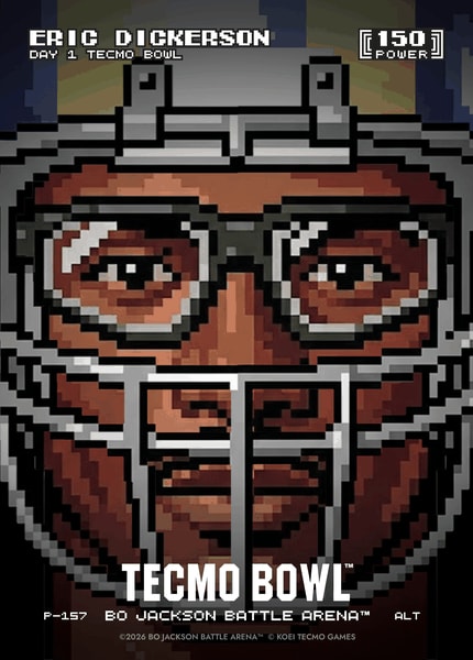 2026 Bo Jackson Battle Arena Eric Dickerson (Eric Dickerson) Alt Pixel Helmet Alt #P-157