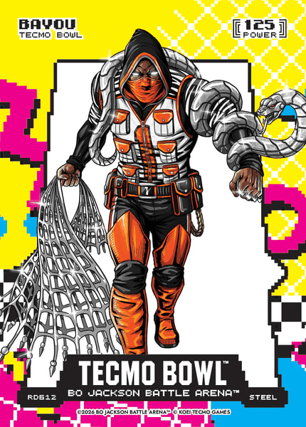 2026 Bo Jackson Battle Arena Bayou (Ja'marr Chase) Steel 80's 8-bit Rad #RD612