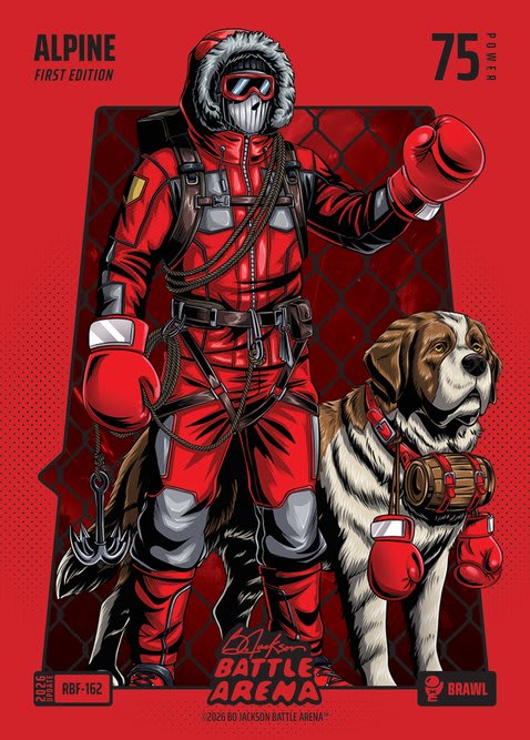 Brawl Red Battlefoil
