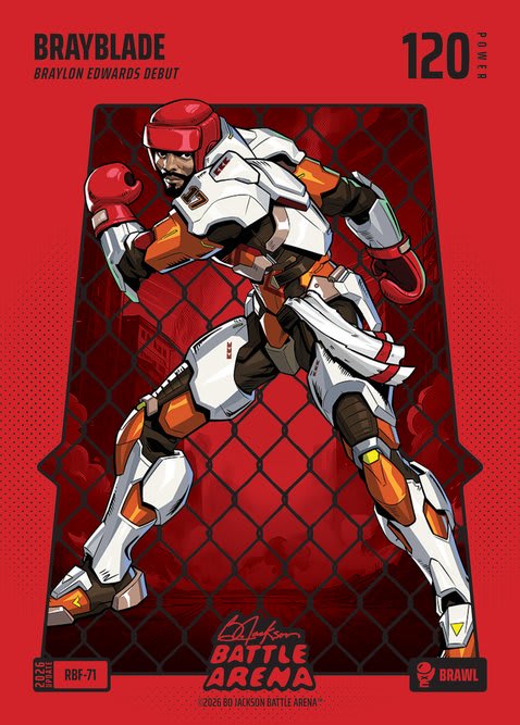 Brawl Red Battlefoil