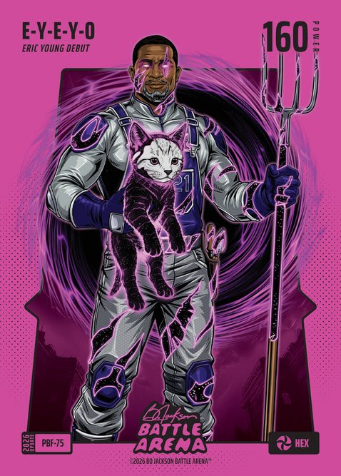 Hex Pink Battlefoil