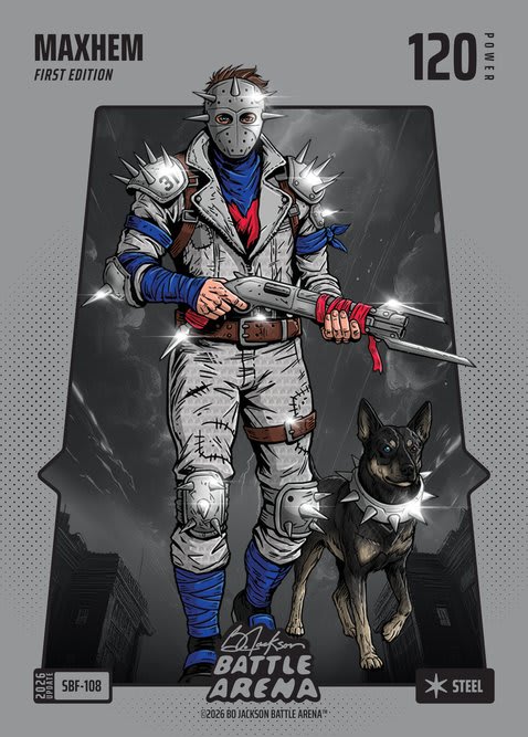 Steel Silver Battlefoil