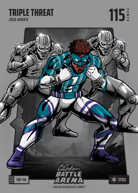 Steel Silver Battlefoil