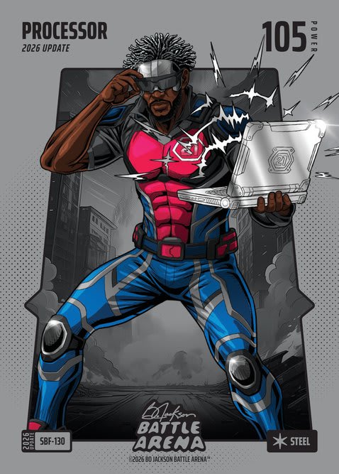 Steel Silver Battlefoil