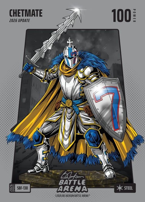 Steel Silver Battlefoil