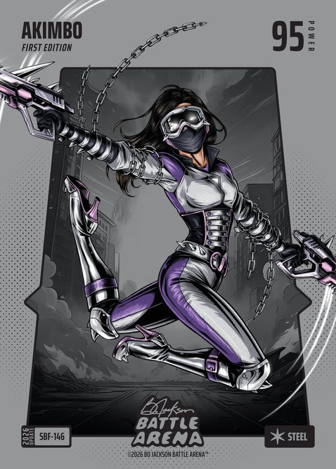 Steel Silver Battlefoil
