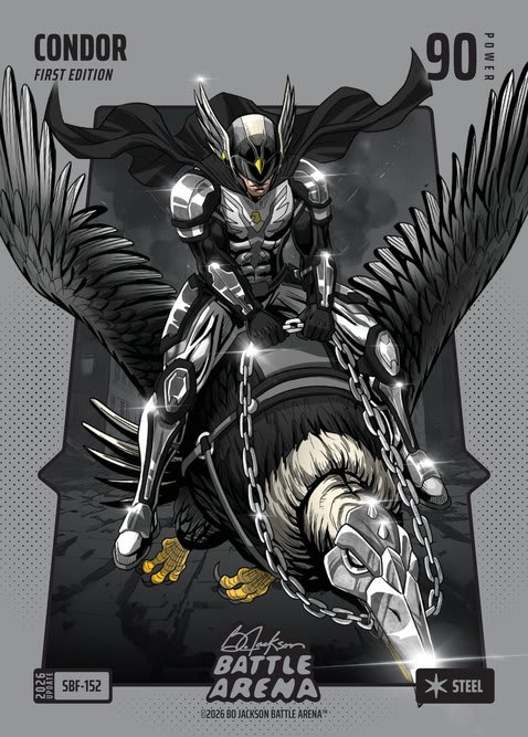 Steel Silver Battlefoil