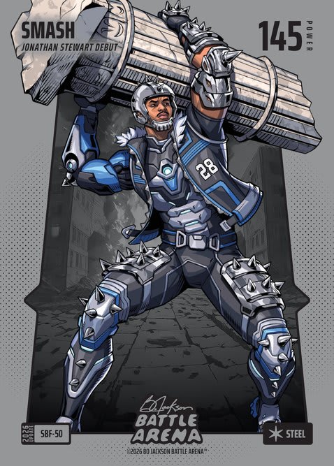 Steel Silver Battlefoil