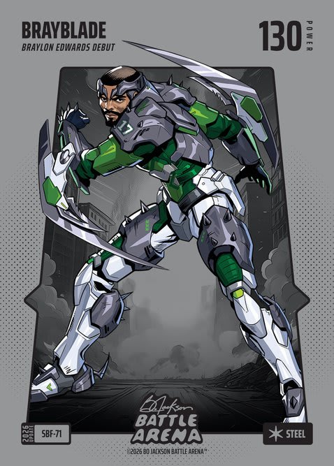 Steel Silver Battlefoil