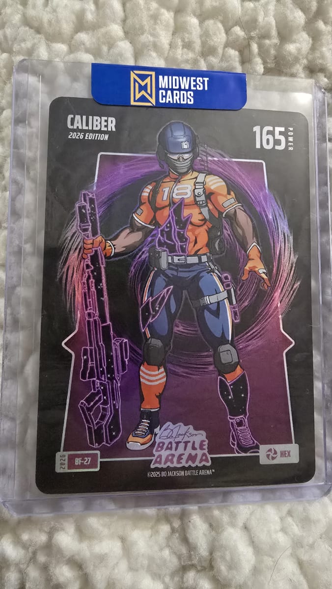 Bo jackson battle arena 2026 Caliber Hex Battlefoil