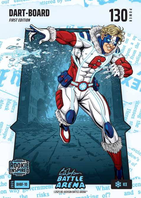 Ice Blue Headlines Battlefoil