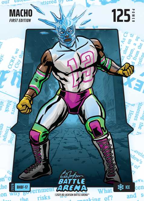 Ice Blue Headlines Battlefoil