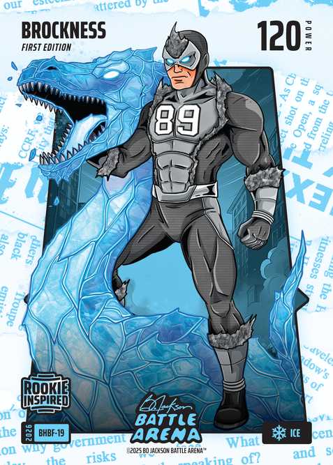 Ice Blue Headlines Battlefoil