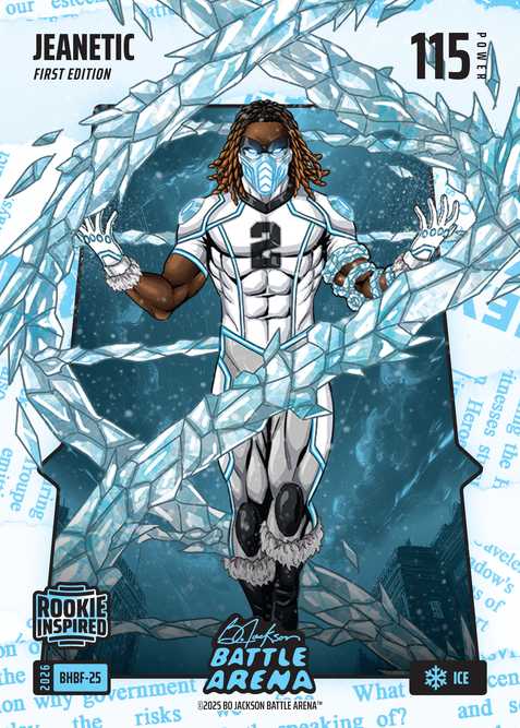 Ice Blue Headlines Battlefoil