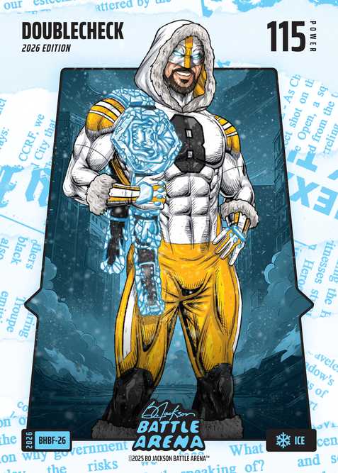 Ice Blue Headlines Battlefoil