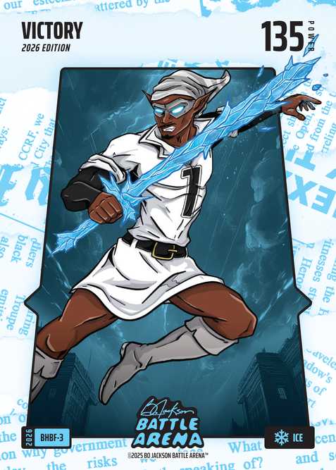 Ice Blue Headlines Battlefoil