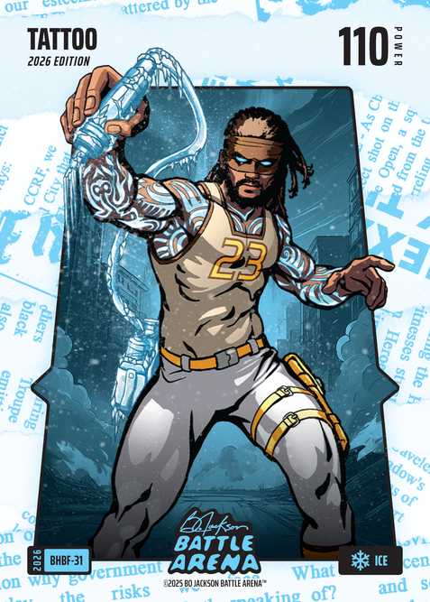 Ice Blue Headlines Battlefoil