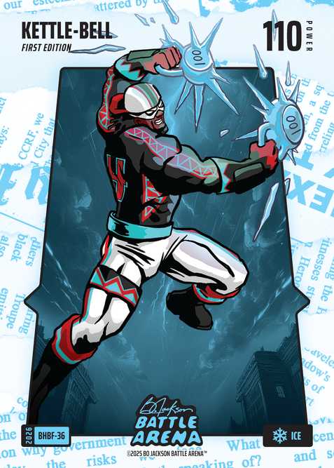 Ice Blue Headlines Battlefoil