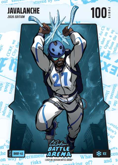 Ice Blue Headlines Battlefoil